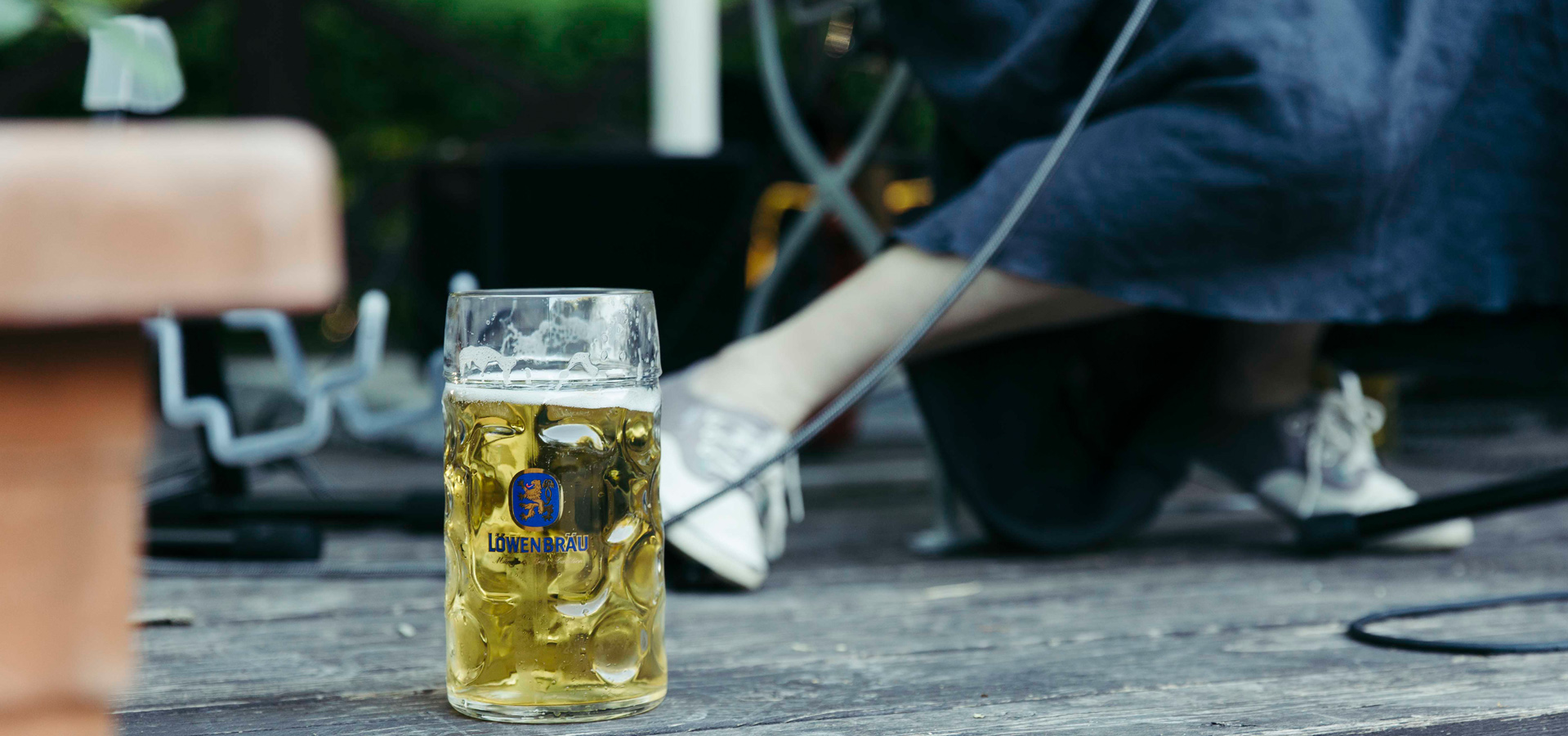 Biergarten Zum Flaucher Löwenbräu